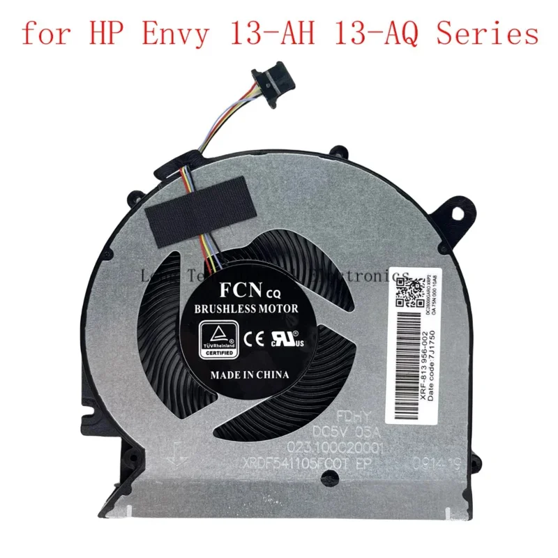 Вентилятор охлаждения процессора для HP Envy 13-ah 13-aq 13-ah0051wg 13-ah1025cl 13-aq0044nr 13-aq0005nr 13-aq1075nr