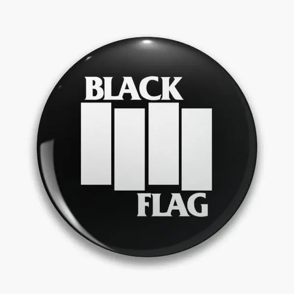 

Черный флаг, логотип группы, Классическая мягкая булавка для кнопки, значок, забавный модный воротник, Декор, креативный милый подарок, любимый металл