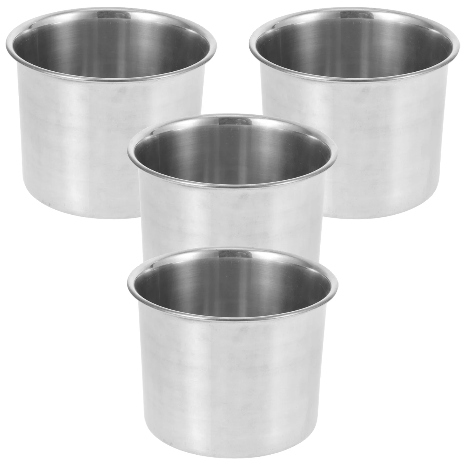 

4Pcs Sugar Containers Snack Containers Sugar Container Stainless Steel Canister Set Metal Canister for Kitchen Storage Home