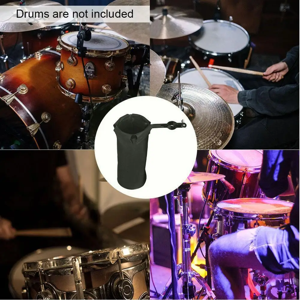 

Цилиндрический фотобарабанный держатель Регулируемая 600d ткань Оксфорд с зажимом из алюминиевого сплава для барабанной стойки J6u7