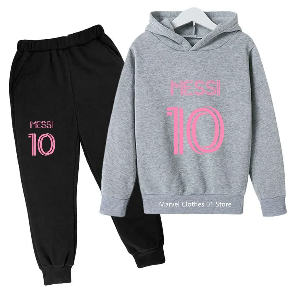 Meixi Printed Hoodie Set Kids Children's Clothing Hoodies Leggings 2-piece Boys and Girls Casual Sportswear