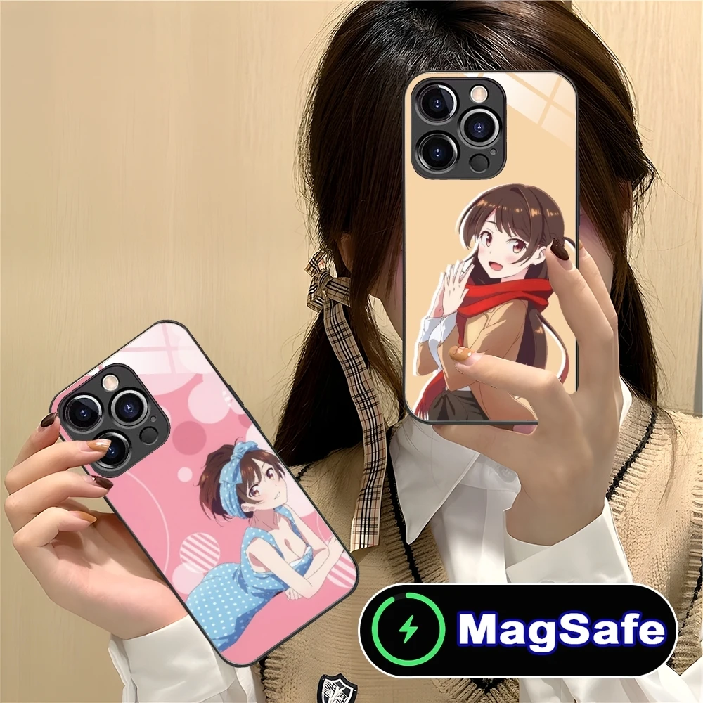 Чехол для мобильного телефона аниме chizulu Ichinose iPhone 16 15 14 13 12 11 Pro Max Plus Mini MagSafe