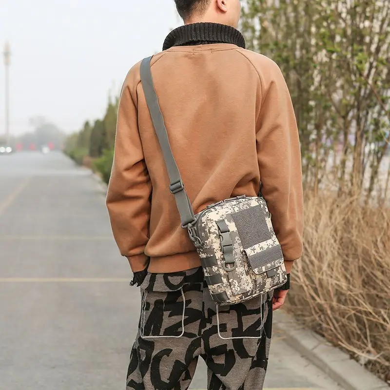 Tactical Backpack Messenger Bag Men's Military Camouflage Waterproof Crossbody Bag Outdoor Sports Hunting Crossbody Bag