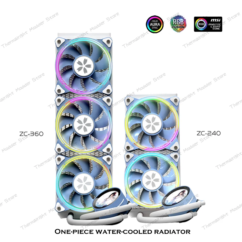PC AIO CPU Water Cooling Kit 240/360 Radiator For AMD Intel LGA1700 2066 2011 115X 1200  5V ARGB PC Gamer DIY Cabinet Heatsink