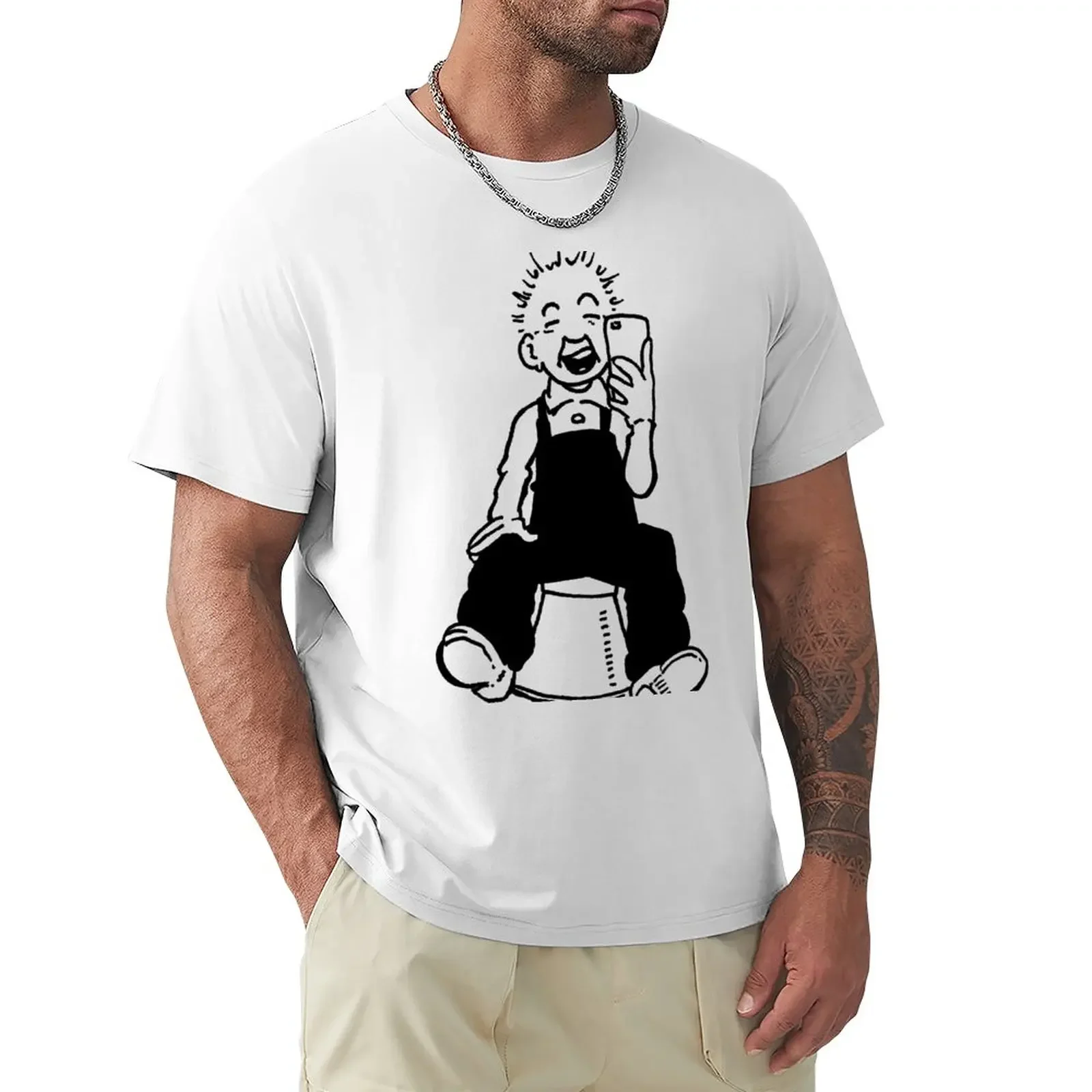 Футболка для селфи Oor Wullie essential Мужская одежда черные футболки мужчин