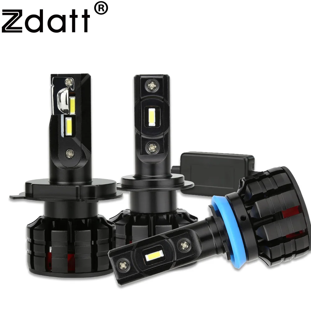 

1 Pair 100W H7 Led H1 H4 H11 9005 9006 HB3 HB4 Car Headlight Auto Fog Lamp 50W 20000LM Canbus Automobile Bulb White 6000K 12V