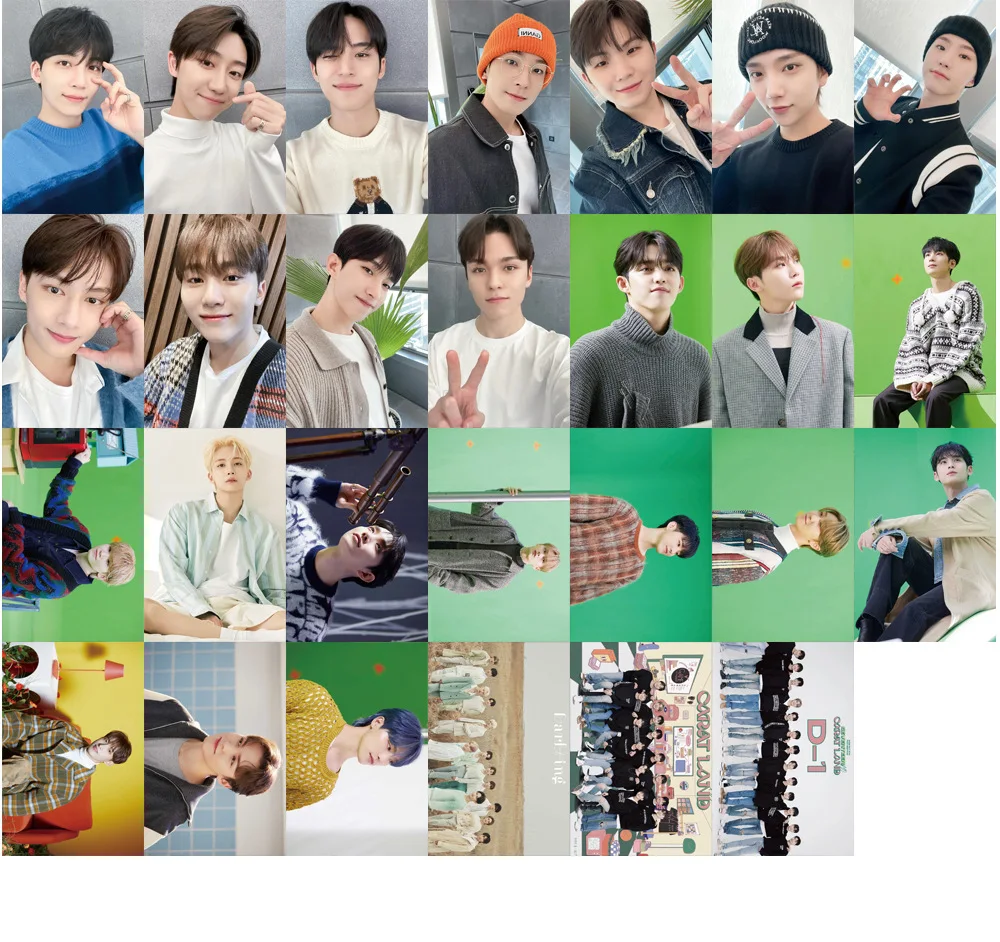 55pcs/set Kpop SEVENTEEN Darling Postcard Lomo Cards New Album Fashion Cute Group Idol Photo Prints Pictures Fans Gift - купить по