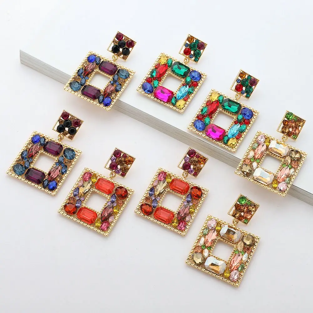 

Women Charms Metal Fairy Square Luxury Jewelry Jewelry Accessories Alloy Pendant Pendants Earrings