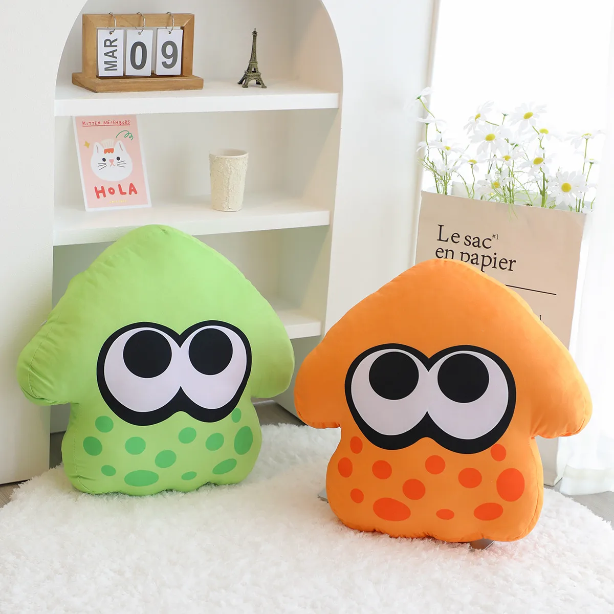 

New Anime Warrior Plush Throw Pillow Toy Kawaii Stuffed Colorful Plushies Doll Soft Kids Toys for Girls Boys Fans Game Periphery