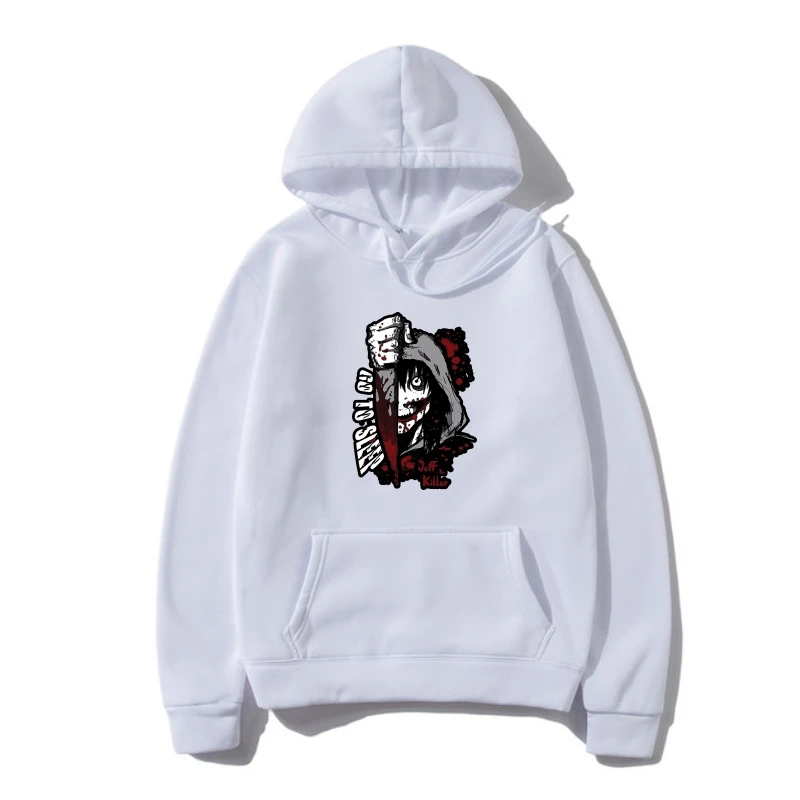 

Fashion Sale 100% Cotton Crew Neck Jeff The Killer Women Summer Warm Outerwear Shor Design Pullover For Men