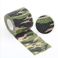 101 rolls army camouflage elastic wrap tape self adhesive bandage sports protector ankle knee finger arm elastoplast 5cm4 5m