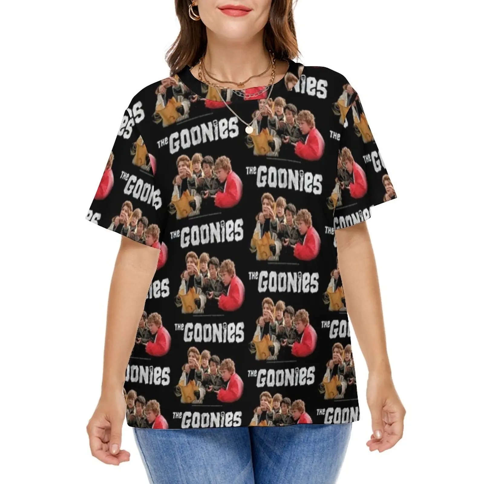 

Женские футболки с надписью «Never Say Die», размеры 4XL, 5XL