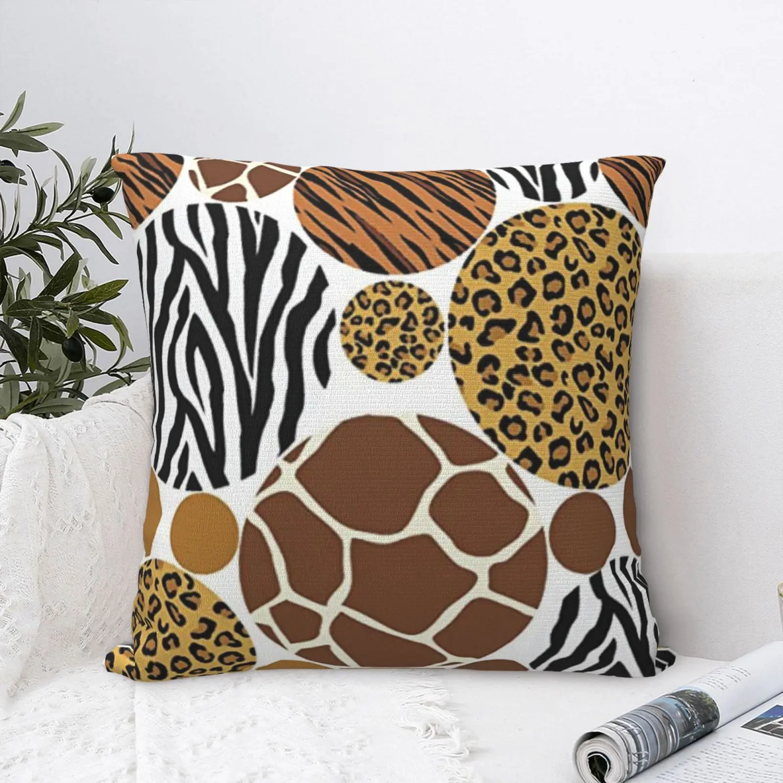 

Leopard Print 4 Pillow Case Pillow Case Decorative Cushions Anime Body Pillow Zipper Pillow Case With Zip Pillow Case With Zip