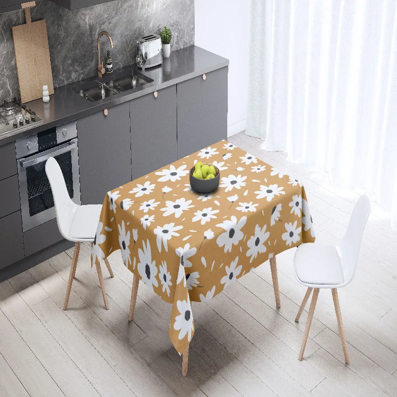 

Nordic Style Small Fresh Tablecloth for Home Living Room High-end Tablecloth for Dining Room Waterproof and Oil Proof Dining Mat