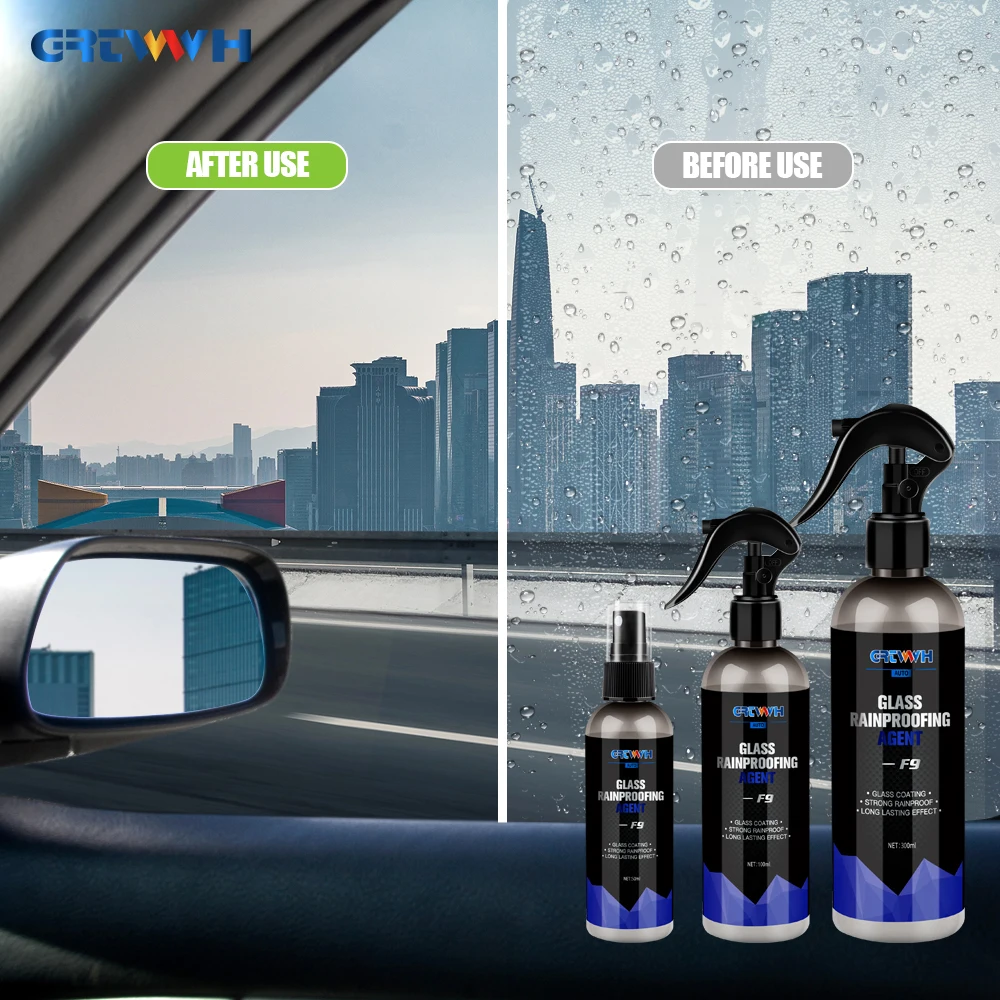 

Auto Glass Film Coating Agent Waterproof Rainproof Anti-fog Spray Car Windshield Window Glass Coating Agent Auto Care Accessorie