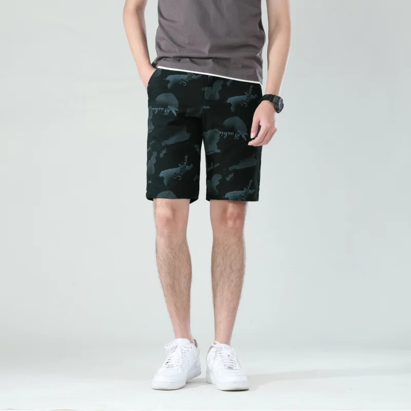 

Summer New Style Shorts Men's Trend Loose Casual Five-point Pants Men's Outer Wear Straight Sports Large Size Men's Pants