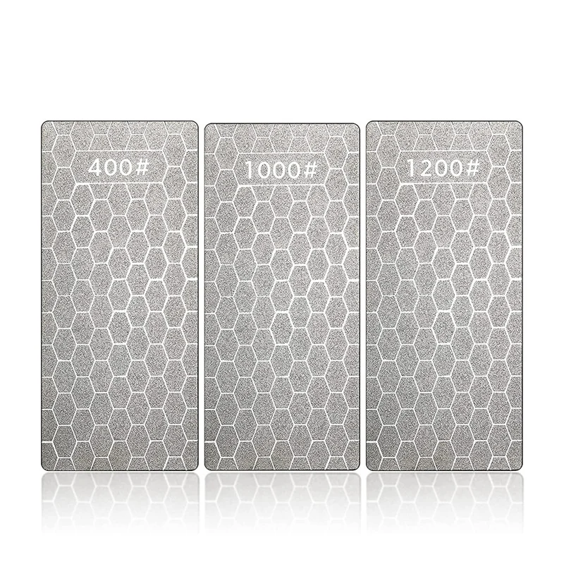 

Набор алмазных камней для заточки, профессиональный точильный камень для кухни, 3 шт.