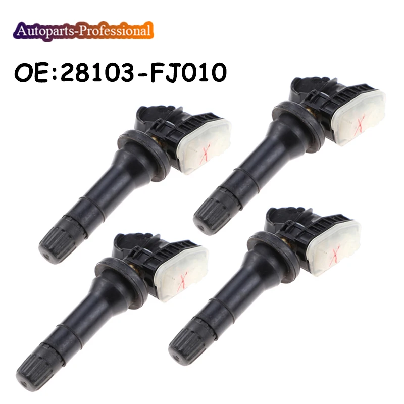 

4 Pcs Car Auto TPMS Tire Pressure Sensor 433MHZ 28103FJ010 28103-FJ010 For Subaru Forester Impreza Justy Levorg Outback T