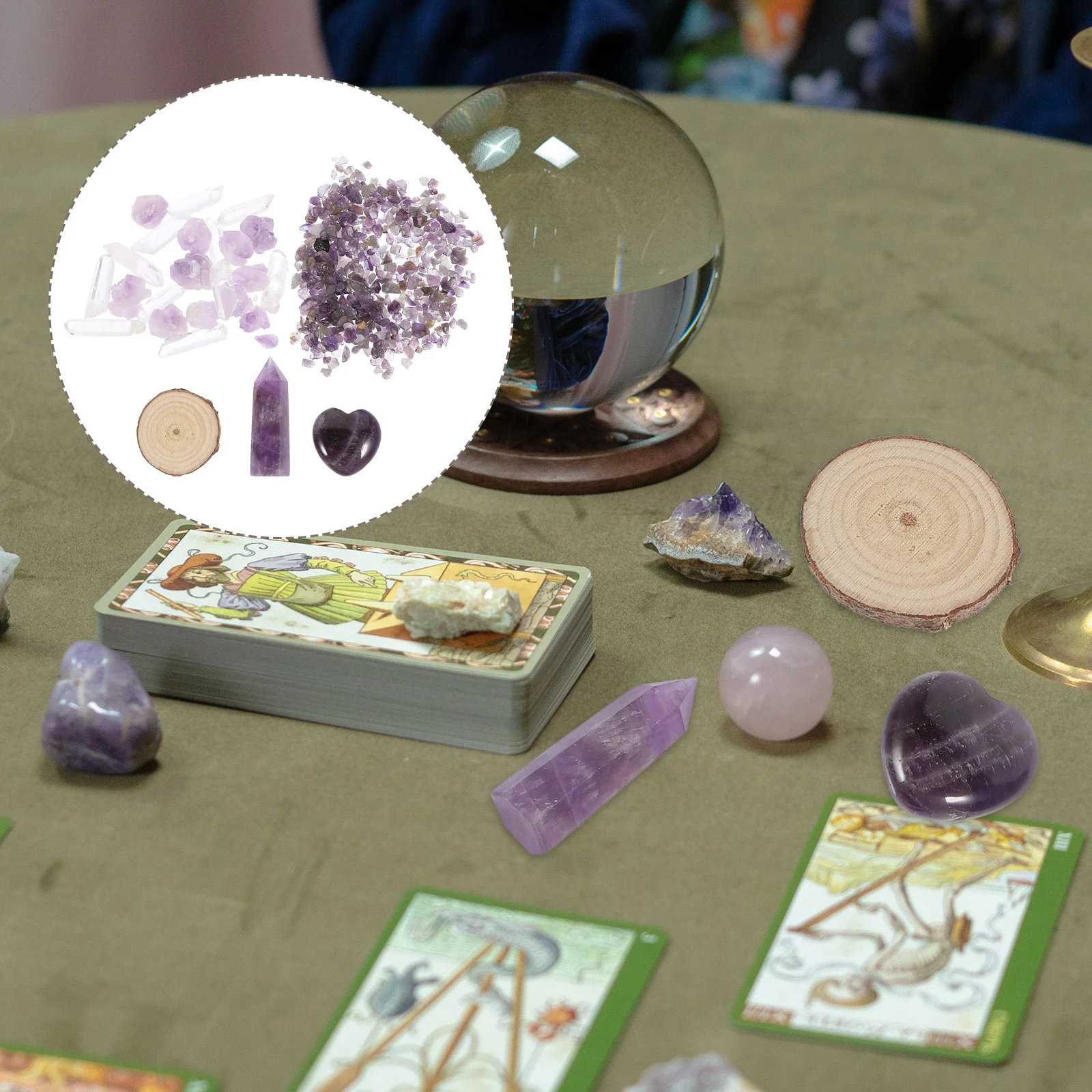 

1 Set of Crystal Stone Decoration Crystal Stone Crafts Crystal Stone Gift Home Decor