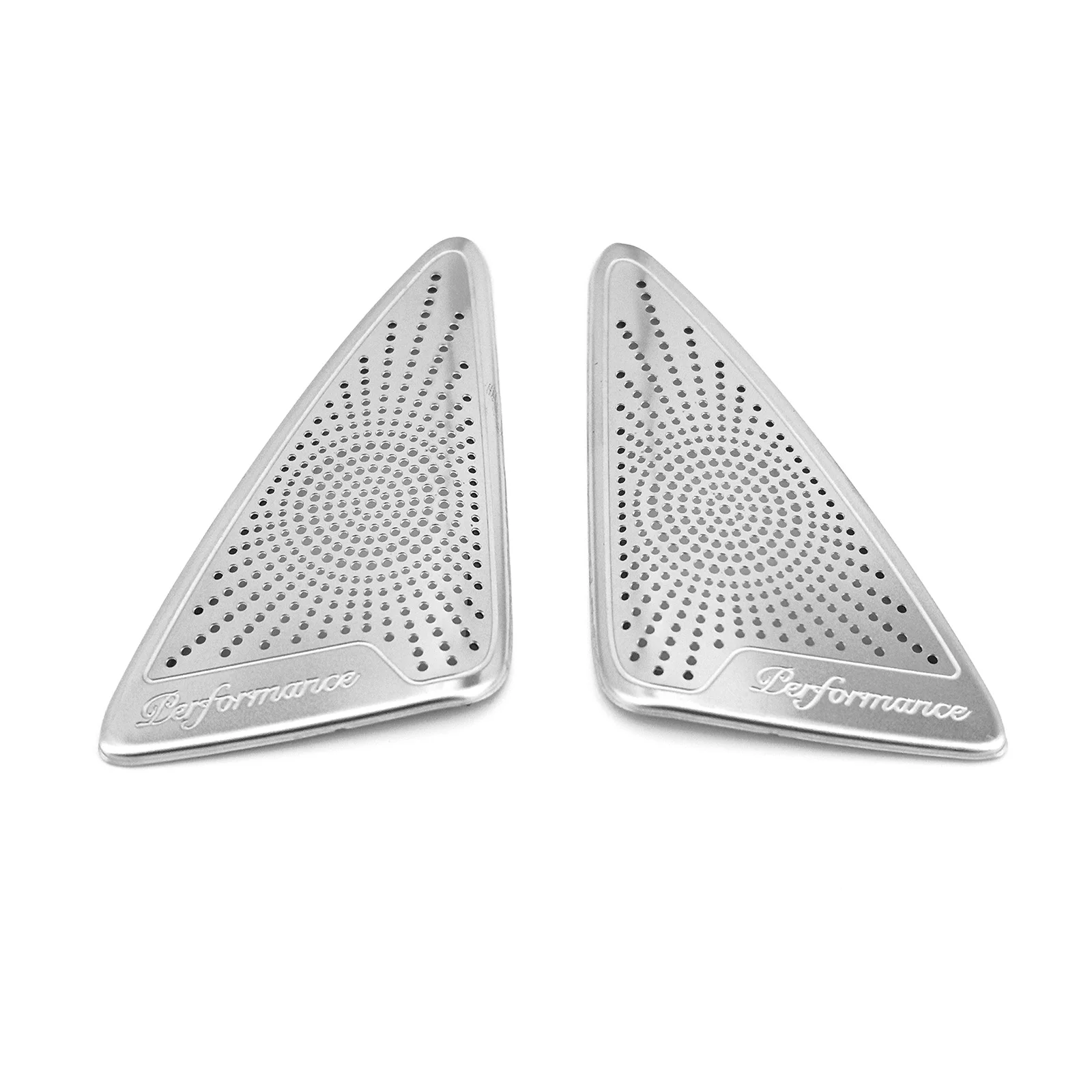 Чехол для аудио динамика из нержавеющей стали для Hyundai Palisade, отделка А-столба, маленький гудок, наклейка для крышки автомобильного интерьера, 2 шт.