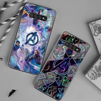 bandai avengers marvel phone case tempered glass for samsung s20 ultra s7 s8 s9 s10 note 8 9 10 pro plus cover