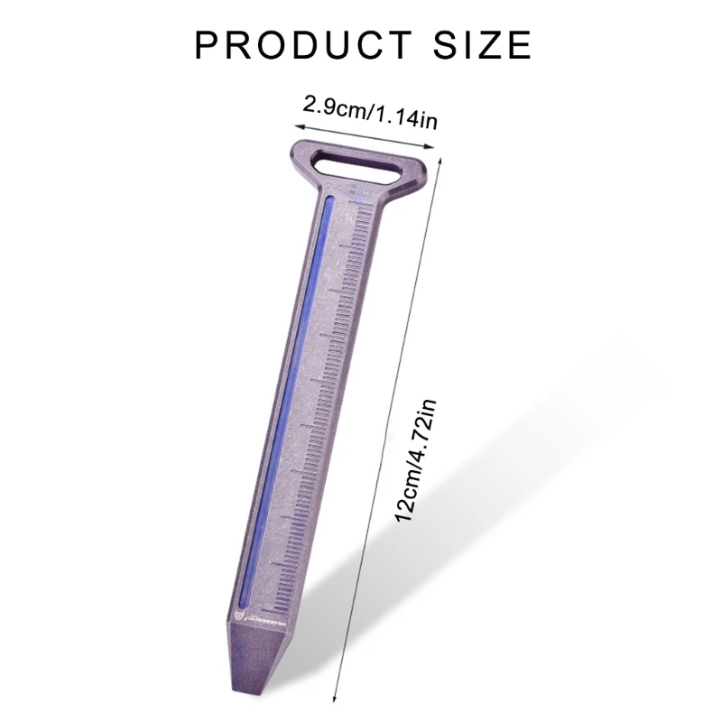 Y1UB Многофункциональная монтировка из титанового сплава линейка инструмент для