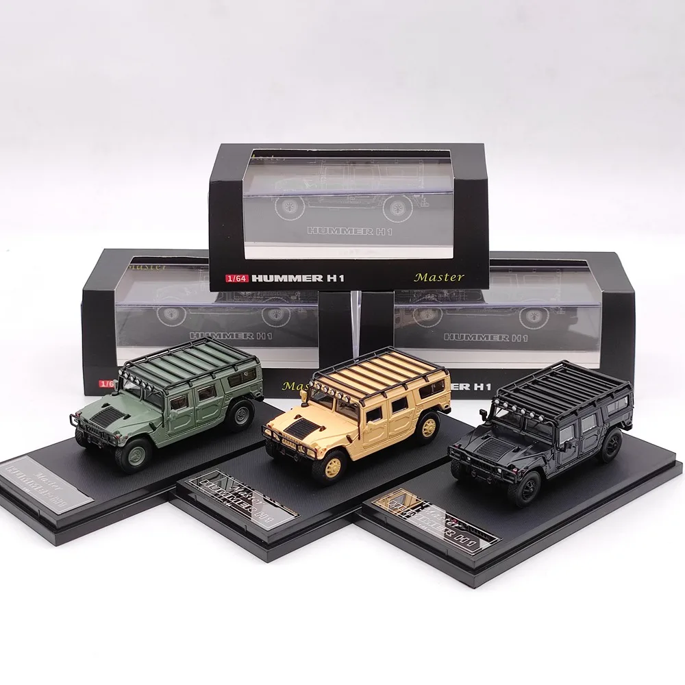 

Master Hummer H1 1999 SUV Diecast Toys Car Model Collection Limited Edition Gifts 1:64 Scale