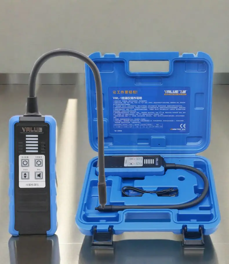 VML-1 детектор хладагента Elektronik галогенный Kebocoran R410 R32 Pendingin Salju Deteksi