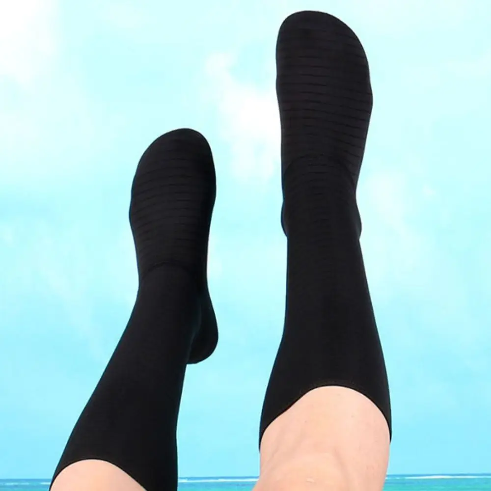 Фото Носки для дайвинга Fin Boot Socks, нескользящие, для взрослых, размеры 35-44, черные, длинные, для плавания, для гидрокостюма, пляжные №5