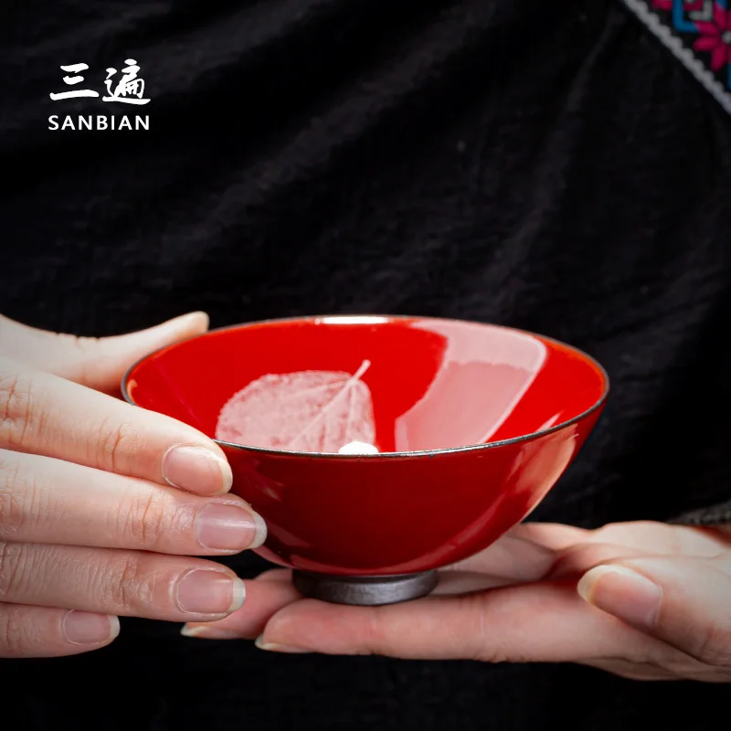 Фото Weng Village Zhengmuye Tianmu Cup Керамическая чашка ручной работы Майстер одиночных мужских и женских личностей №1