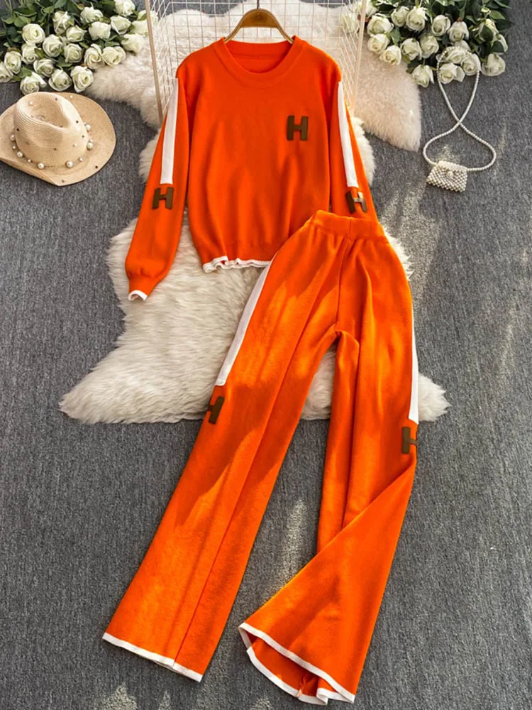 Новый весенний креативный шерстяной свитер с длинными рукавами и цветочной