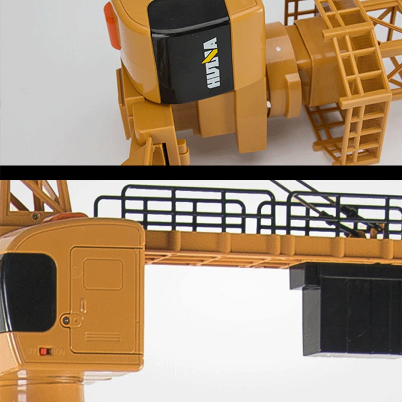 HUINA 1585 2.4G RTR 1/14 12CH RC подъемная башня кран модель грузовика с дистанционным