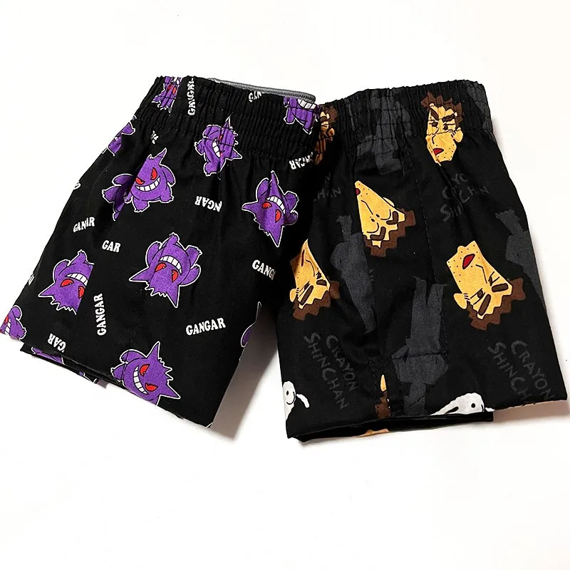 Men's Pajama Pants Cotton Loose Panties Cartoon Shorts Underwear