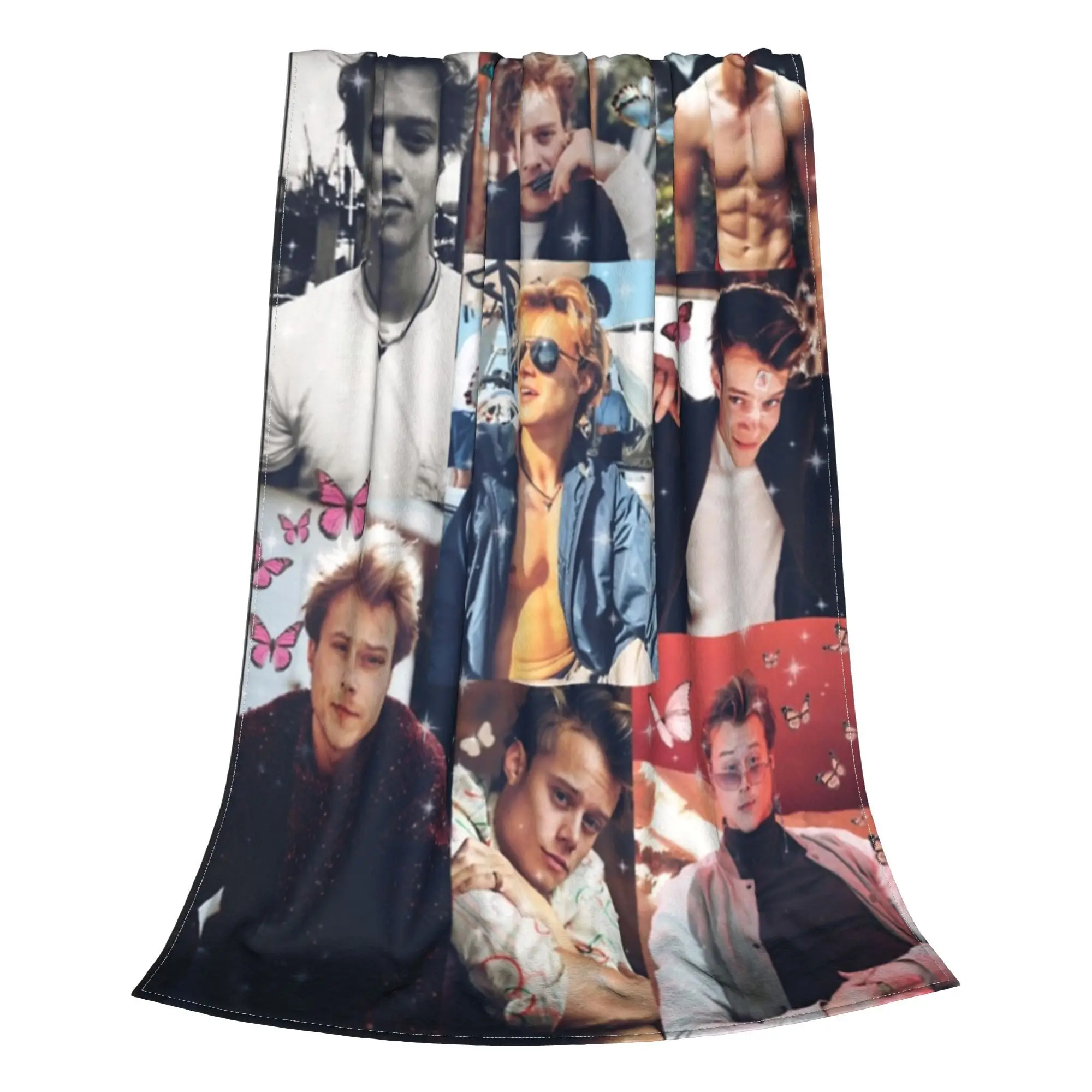 Rudy Pankow JJ Maybank фотоколлаж пледы для дивана мягкое пушистое плюшевое одеяло 50x60