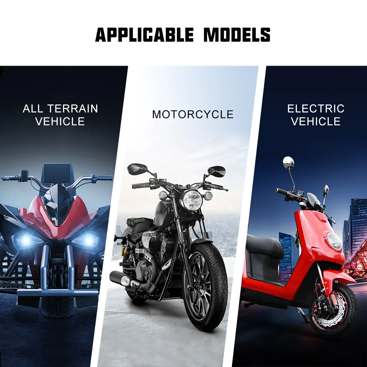 WINOMO Цилиндр замка зажигания Ключи стартера для вездеходов Мотоциклы