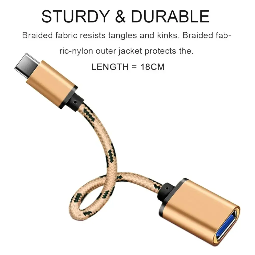 Кабель-переходник OTG Type C на USB 2 0 Для Sansumg LG Sony HTC Xiaomi Andriod