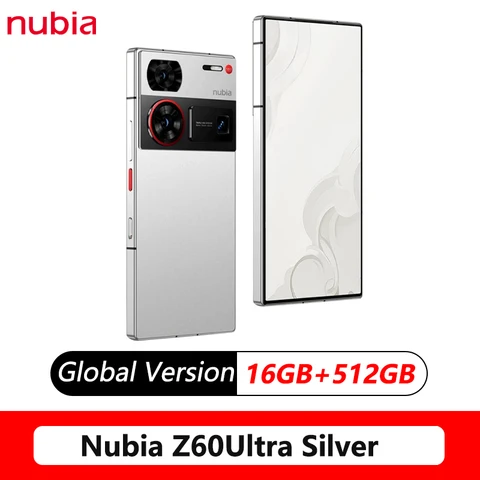 Смартфон Nubia Z60 Ultra Q9, 6,8 дюйма, 6000 мАч, 80 Вт, 64 мп, 35 мм
