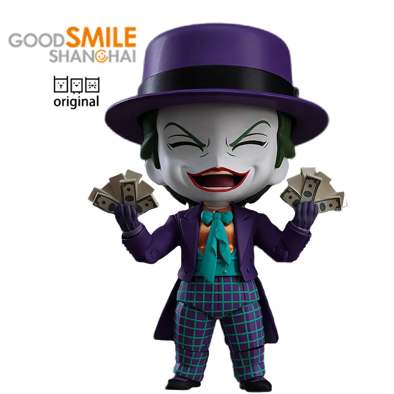 

Оригинальный Nendoroid 1695 DC Comics The Joker Batman 1989 Ver. Подлинная аниме-фигурка модели версии Q, экшн-игрушки ГСК