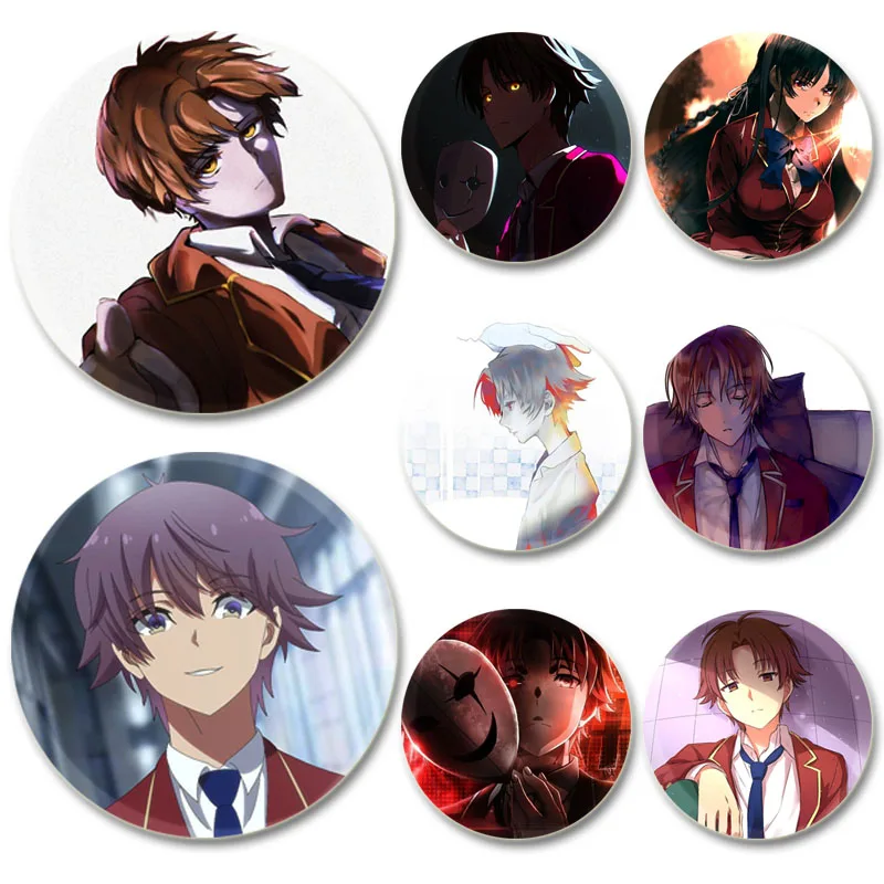 Персонаж аниме Ayanokouji Kiyotaka Horikita Suzune Kikyou Kushida Sakura Airi DIY креативные броши аксессуары