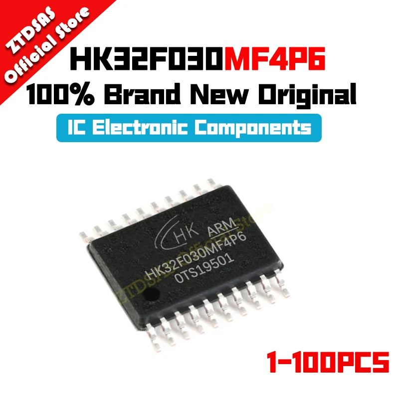 10PCS HK32F030MF4P6 HK32F030MF4 HK32F030MF HK32F030 HK32F HK32 IC Chip TSSOP-20