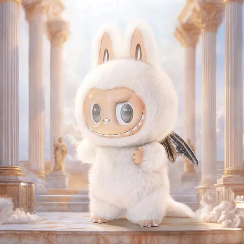 Labubu Zimomo58cm Big Boss 2.0 второго поколения белый архангел 58 см виниловое лицо для