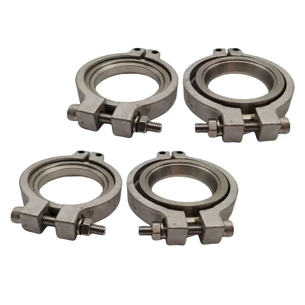 

4pcs Clamp Set Kit With Screws Nuts And Seals Fit For TiAL Wastegate