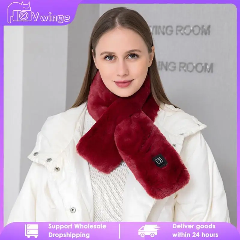 

Safe Warm Scarf Imitation Rabbit Fur Cozy Neck Wrap For Outdoor Activities Cozy Winter Accessory Trending Cozy Washable Soft