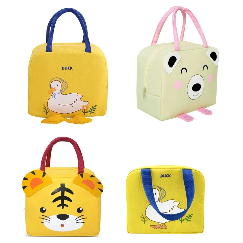

Travel Lunch Bag 23x12x19cm Large Capacity Bento Case Bag Durable Wear Resistant