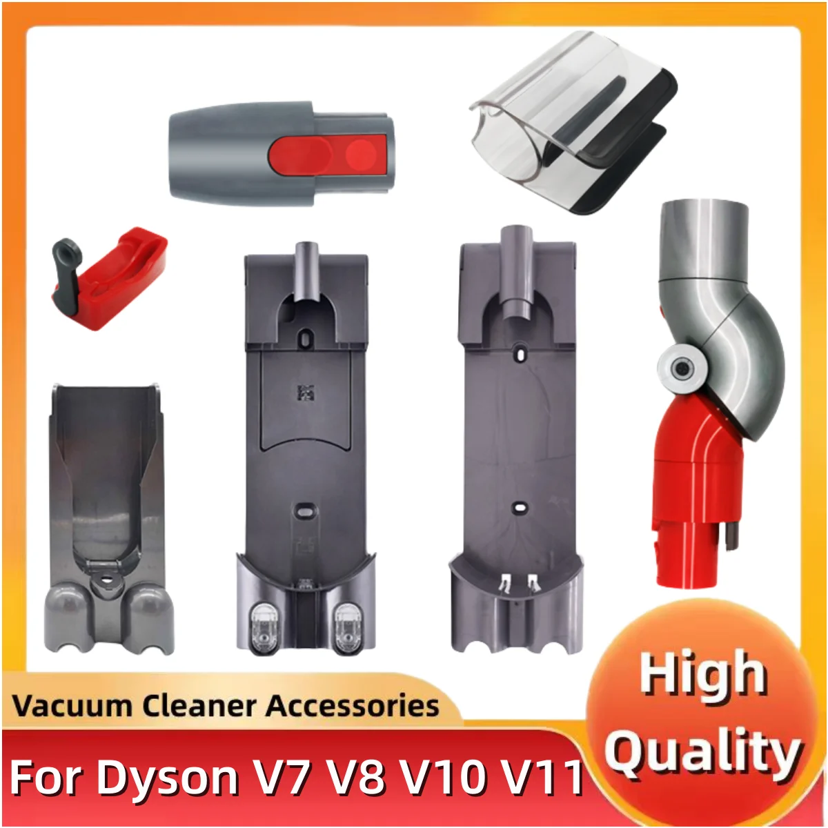 Adaptor for Dyson V7 V8 V10 V11 Quick Release Low Reach Adaptor 970790-01 Vacuum Cleaner Accessories Household Cleaning Tools