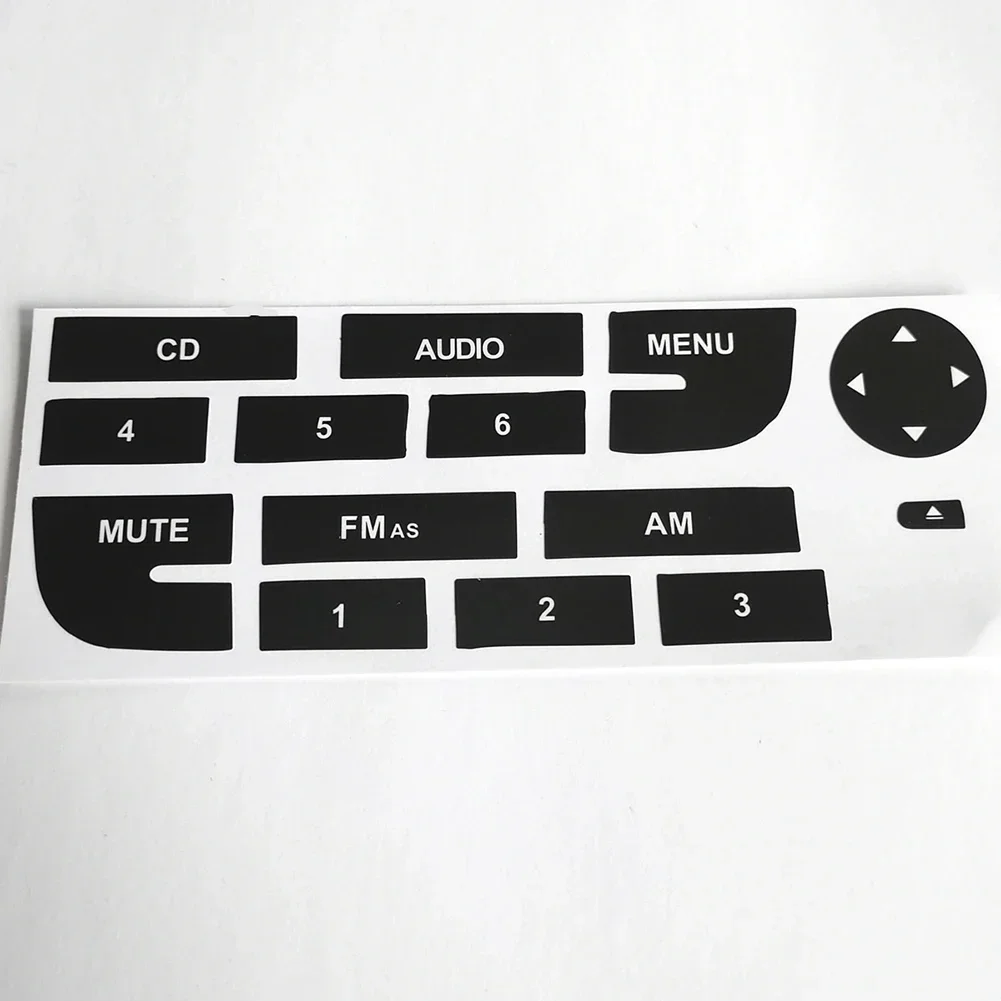 

Наклейки сменные для ремонта передней кнопки радио CD наклейки для Fiat Grand Punto защитная пленка внутренняя отделка автозапчасти