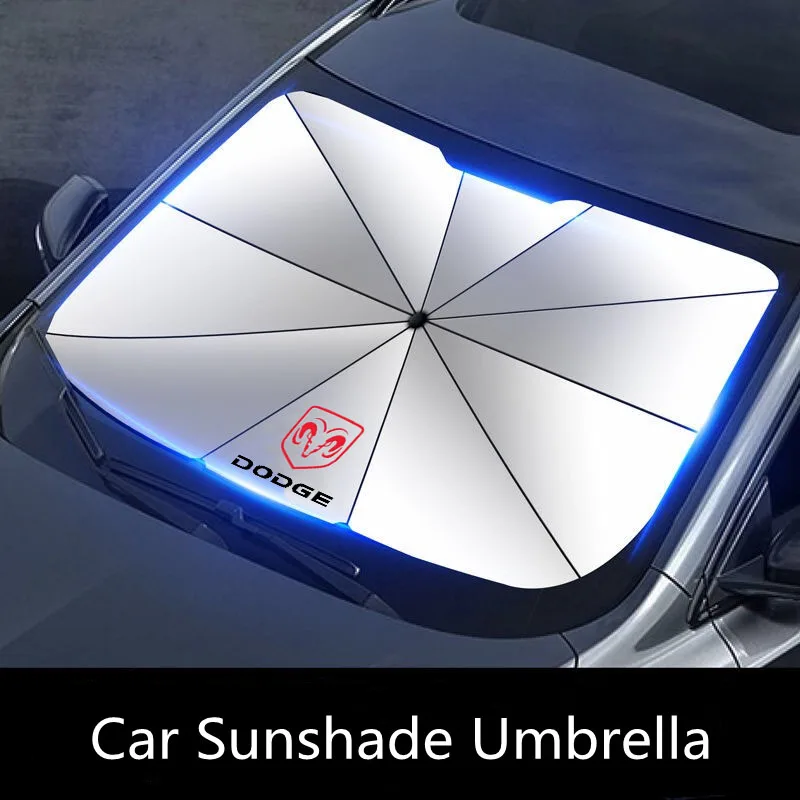 

Car Sunshade Umbrella Car Front Window Sunshade Cover for Dodge SXT Challenger RAM 1500 Charger Avengr Durango Caliber et