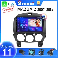 srnubi 2 din android 11 car radio for mazda 2 mazda2 2007 2014 multimedia player gps navigaion 2din carplay auto stereo dvd
