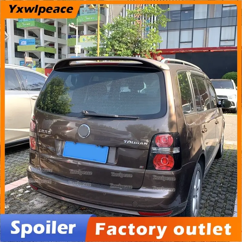 

Высококачественный задний спойлер на крышу для Volkswagen VW Touran 2008 - 2013 из АБС-пластика Неокрашенный, комплект аксессуаров для крыльев багажника