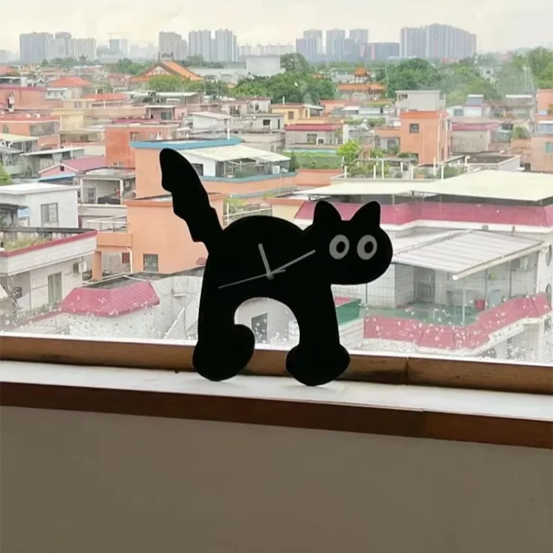 Милые минималистичные настенные часы акриловый дизайн современные креативные